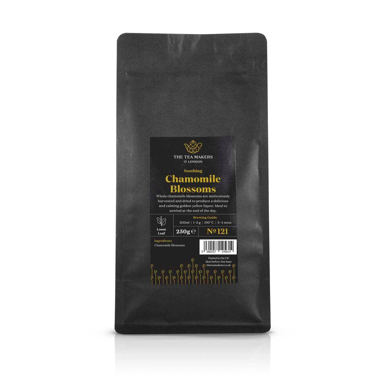 Whole Chamomile Blossoms Loose Leaf Tea 250g Pack