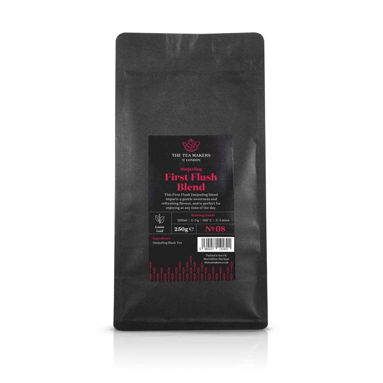 Darjeeling House Blend First Flush Loose Leaf tea 250g pack 