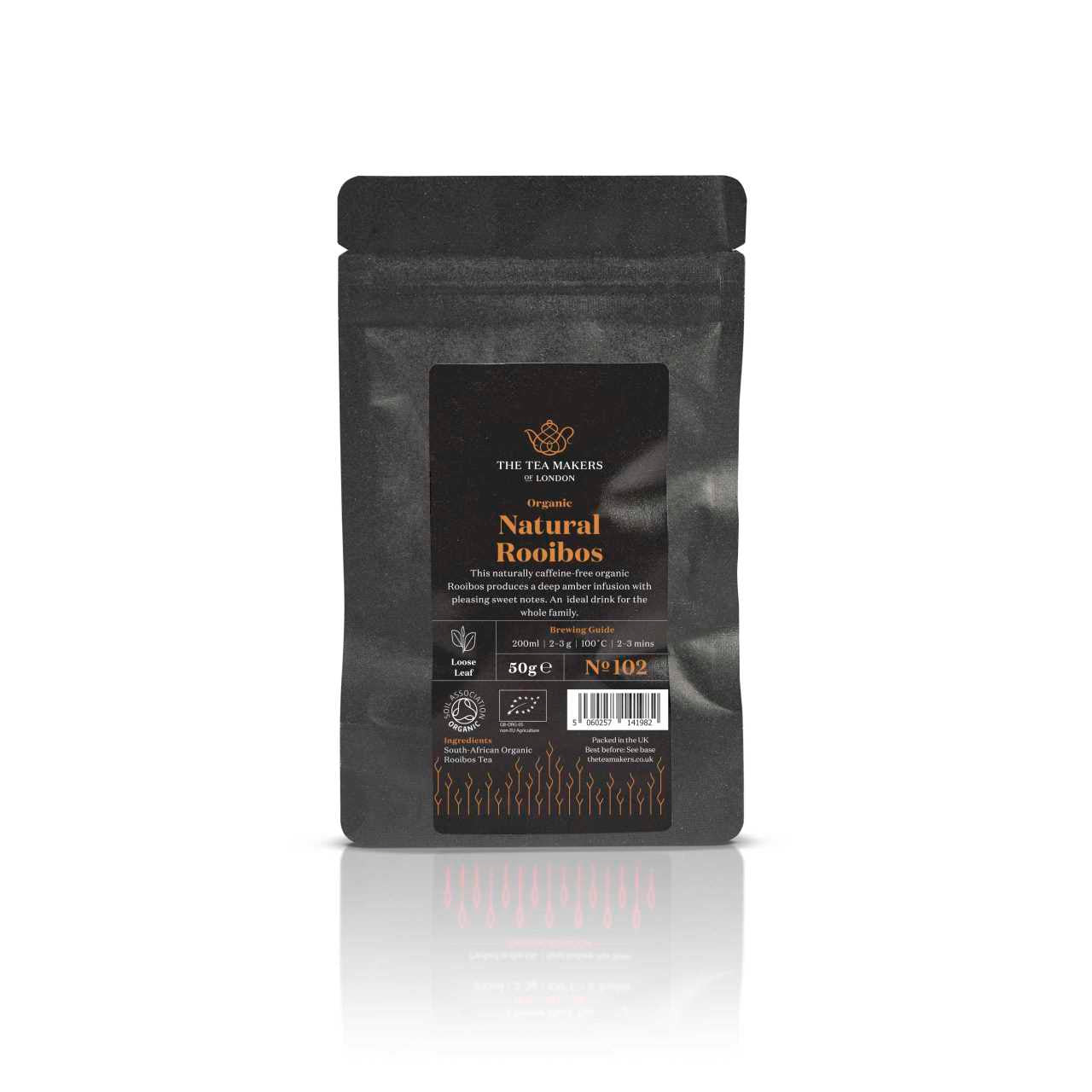 Organic Rooibos Loose Leaf Tea 50g Pack