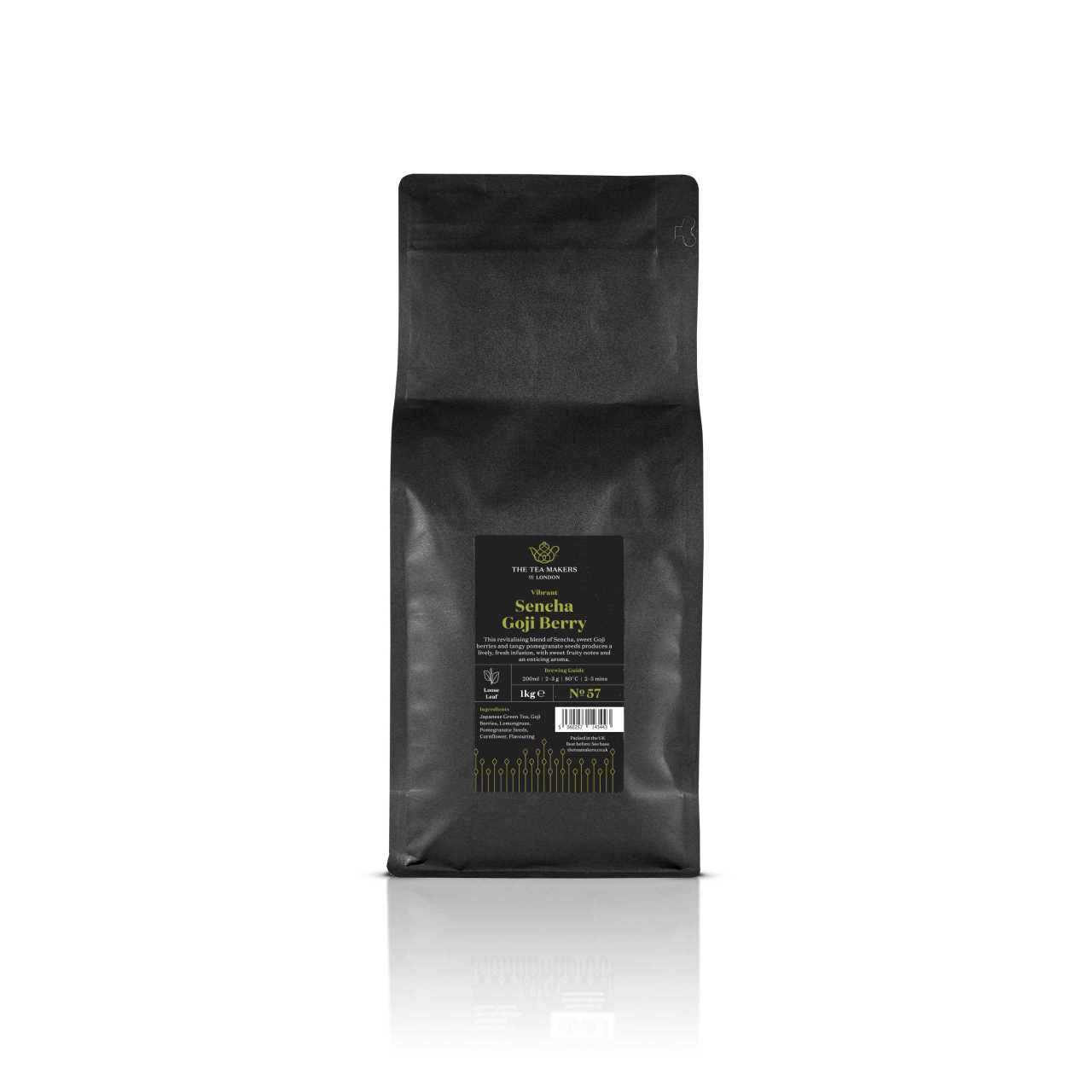 Sencha Goji Berry Loose Leaf Tea1kg Pack