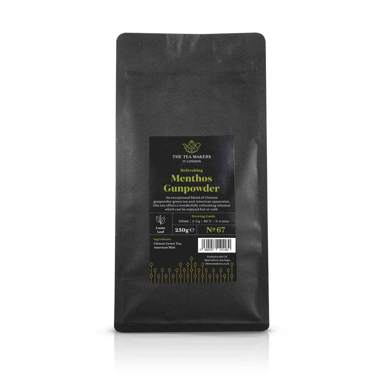 Menthos Gunpowder Loose Leaf Tea 250g Pack