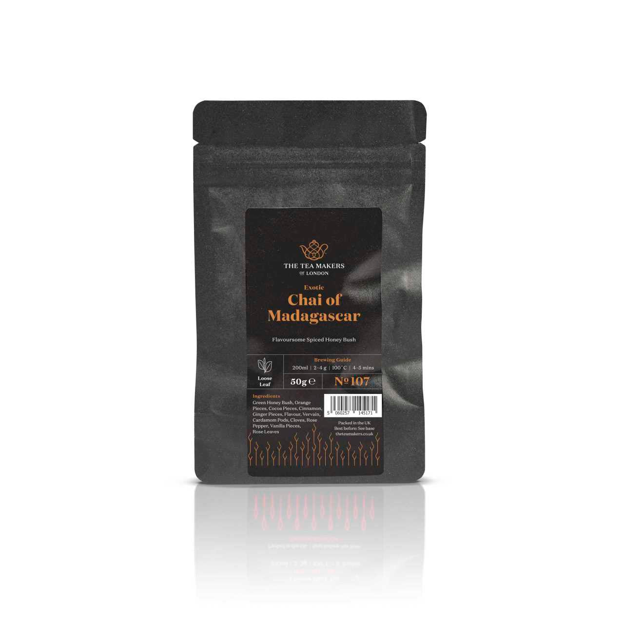 Chai of Madagascar Loose Leaf tea 50g pack