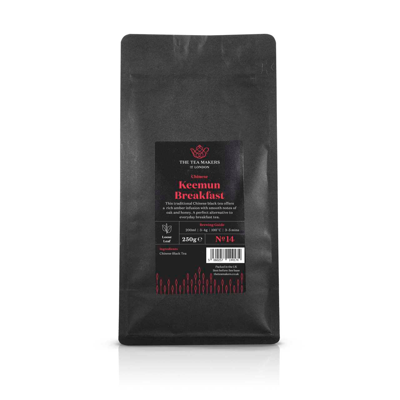 Chinese Keemun Loose Leaf tea 250g pack