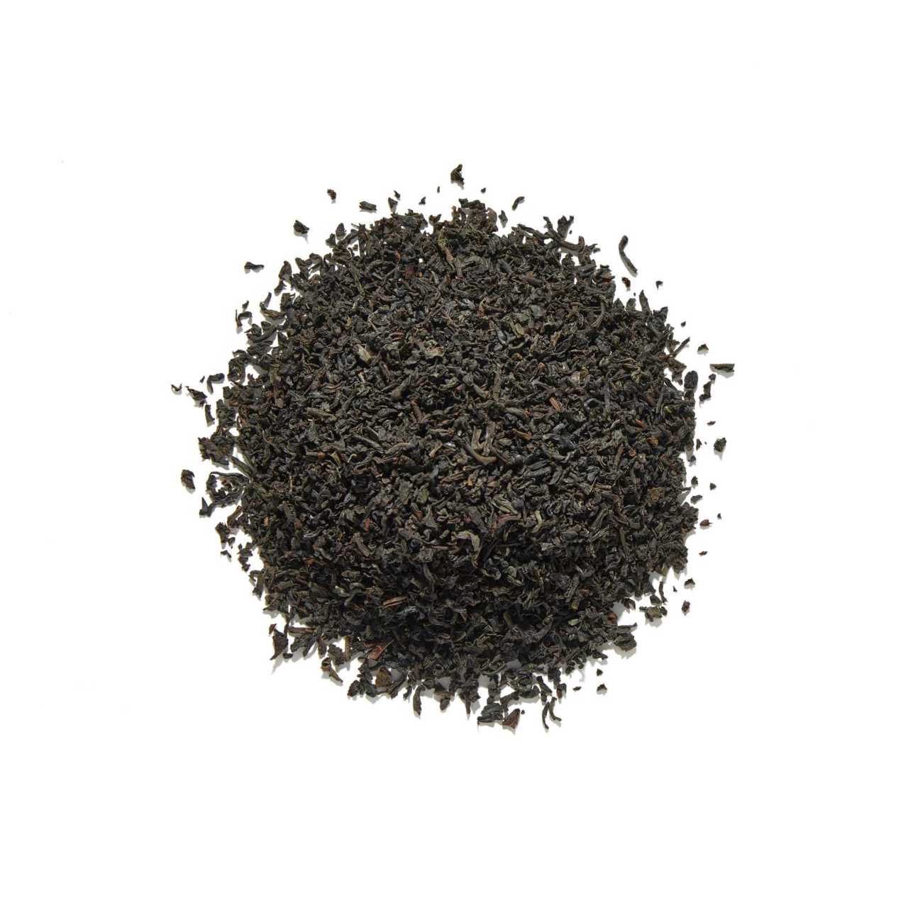 Ceylon Breakfast Loose Leaf tea arranged in a circle