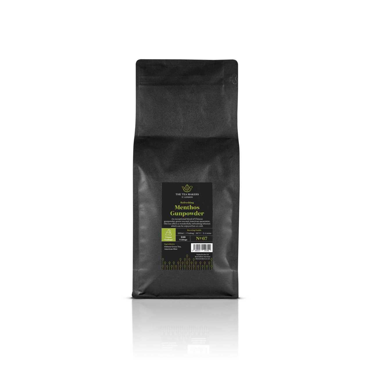 Menthos Gunpowder Teabag 250 Pack